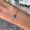 Evil eye chain bracelet