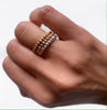 2.5 mm beaded rings