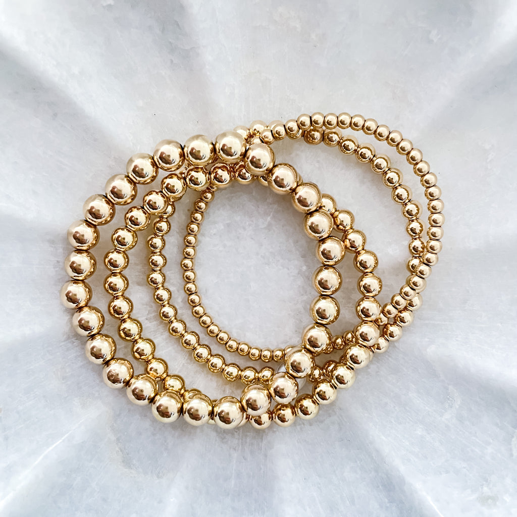 Gold Filled Beaded Bracelet