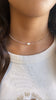 Moonstone choker with pearl